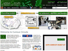 Tablet Screenshot of curiouscircuits.com